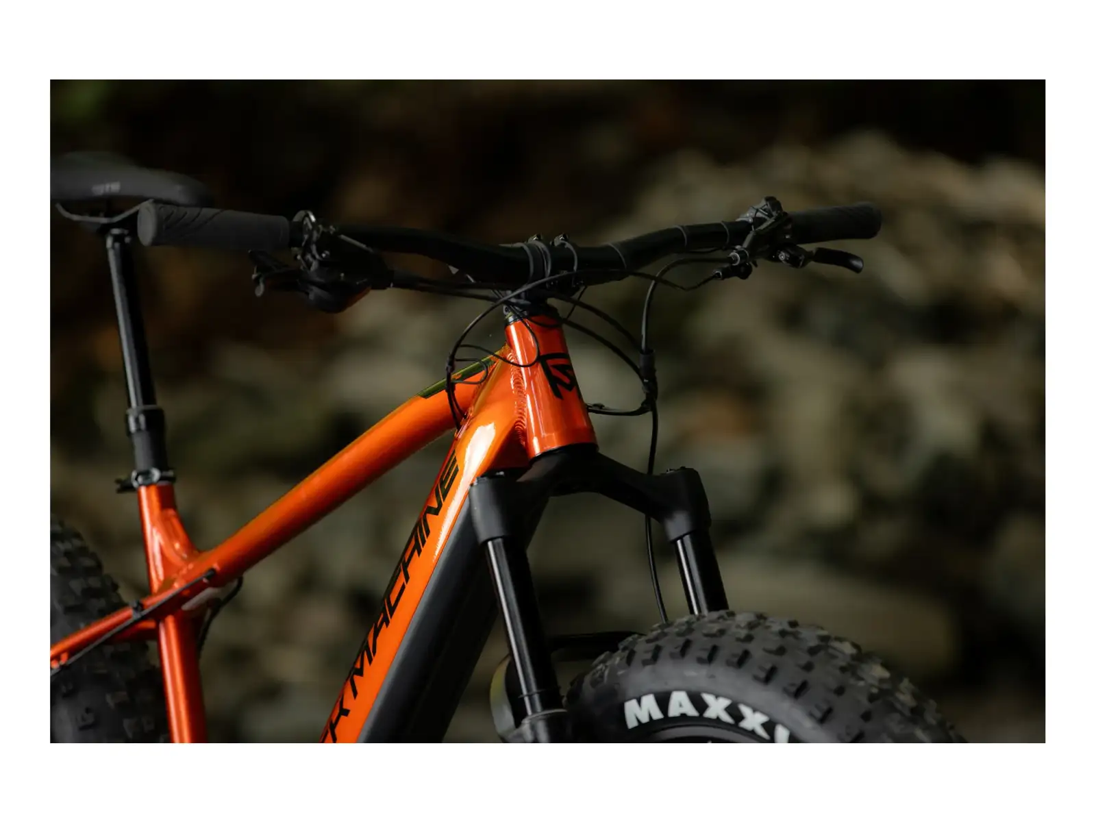 Rock Machine VYÖRY e90-26 fatbike elektrobicykel Metallic Orange/Black VZORKA