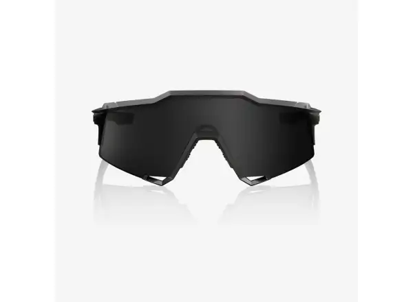100% Speedcraft slnečné okuliare Matte Black Gloss Black/Black Mirror