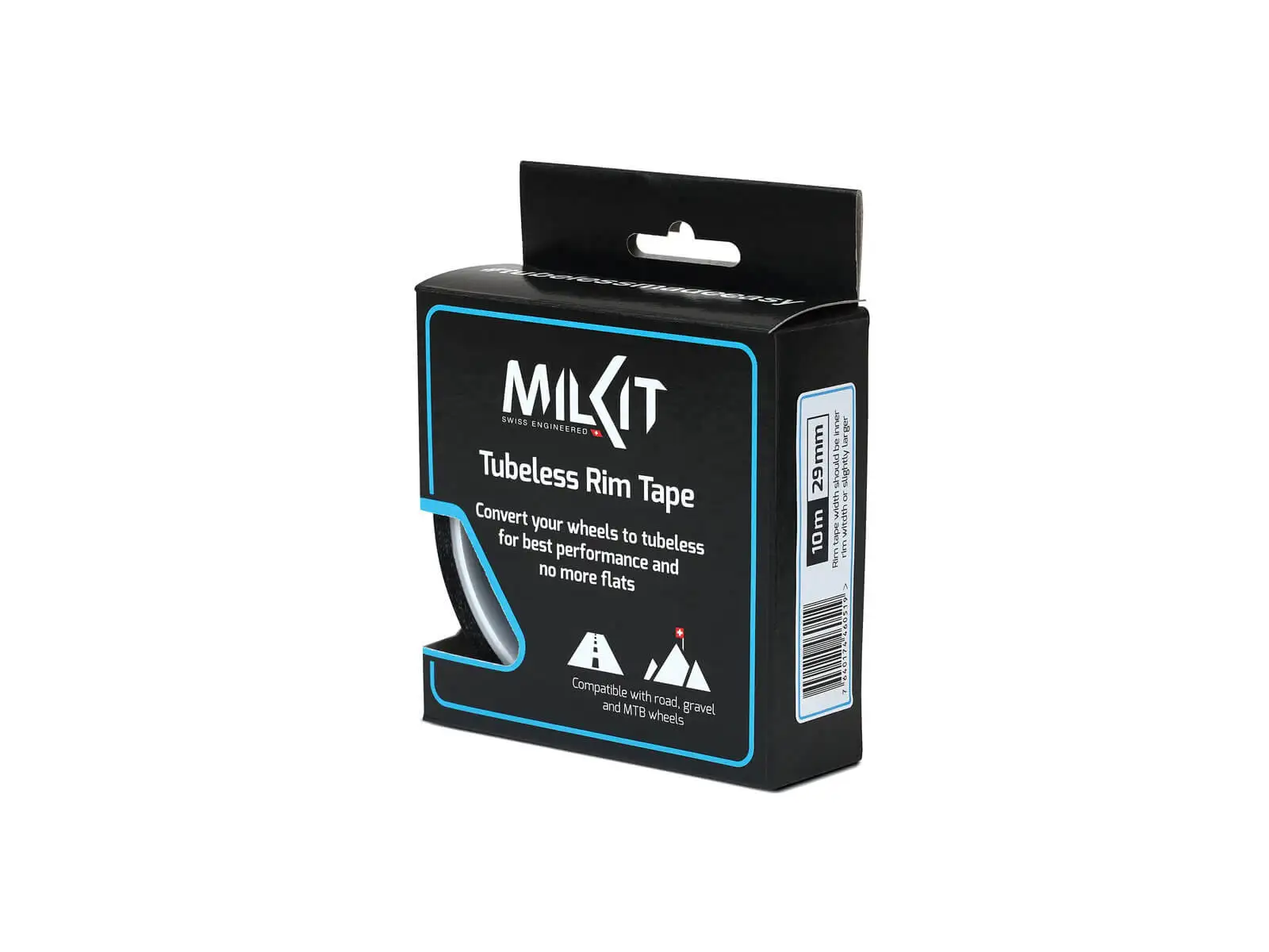milKit tubeless páska na ráfiky 10 m x 29 mm čierna
