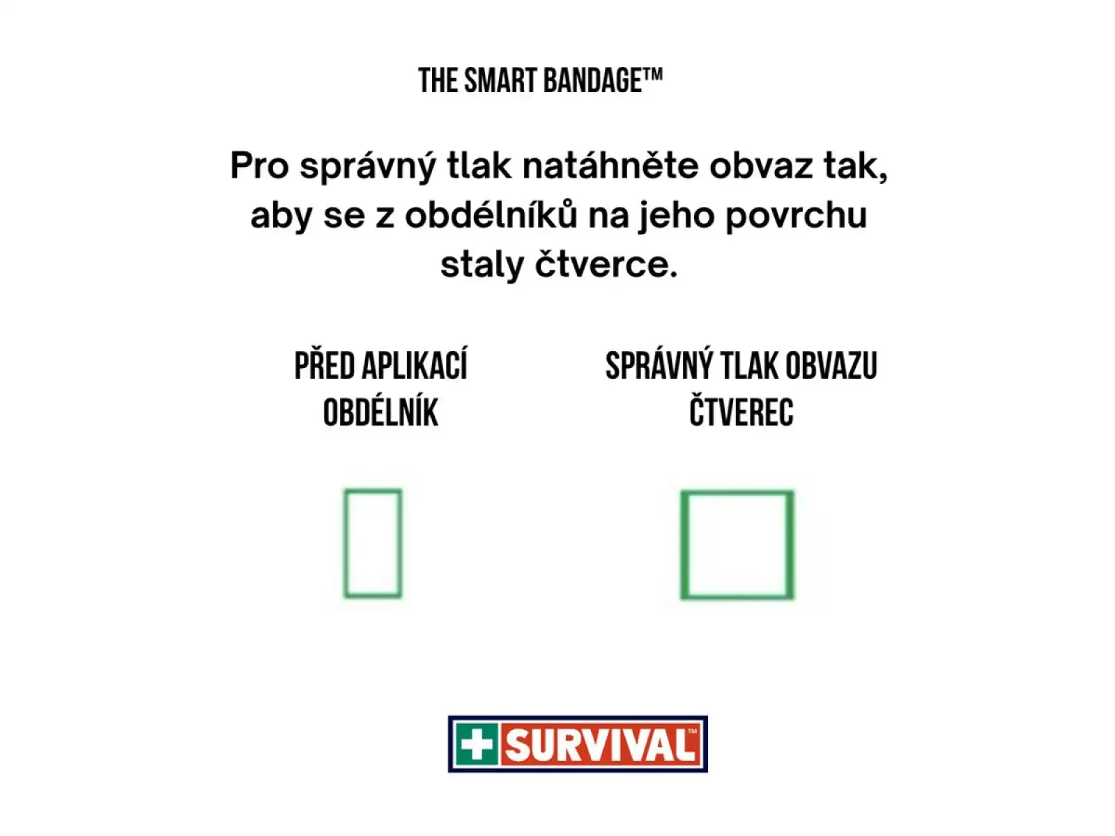 Survival Smart Bandage tlakový obväz 10 cm x 2m
