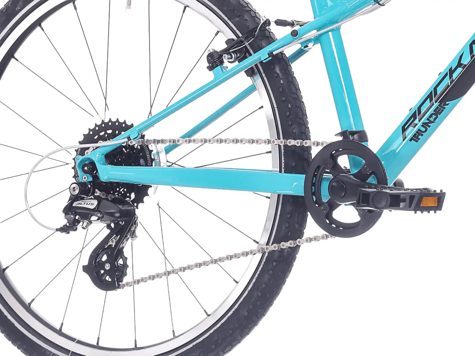 Rock Machine Thunder Jr. 24 VB detský bicykel Jade Blue