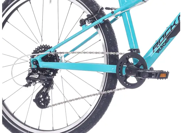 Rock Machine Thunder Jr. 24 VB detský bicykel Jade Blue