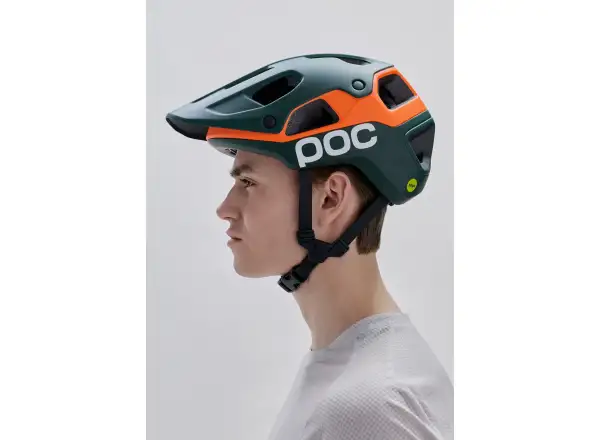 POC Cularis Pure MTB prilba Pargasite Green Matt/Fluorescent Orange Matt