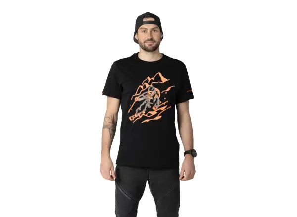 Dynafit Blacklight Cotton pánske tričko krátky rukáv Black Out