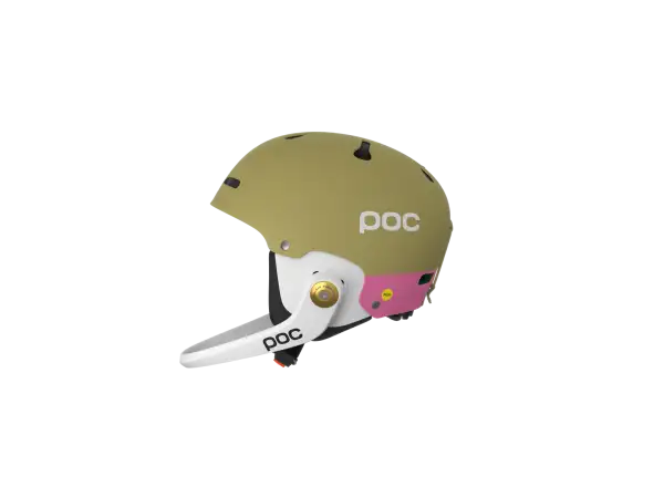 POC Artic SL MIPS lyžiarska prilba Olivine Green Matt/Thulite Pink Matt