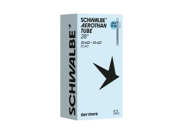 Schwalbe Duša AEROTHAN 23-32/622 SCV15-AE, TPU, 80mm