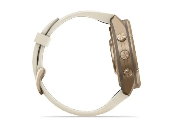 Garmin fenix 9 Pro inReach 43 mm inteligentné hodinky Autumn gold titanium/Cream/french gray