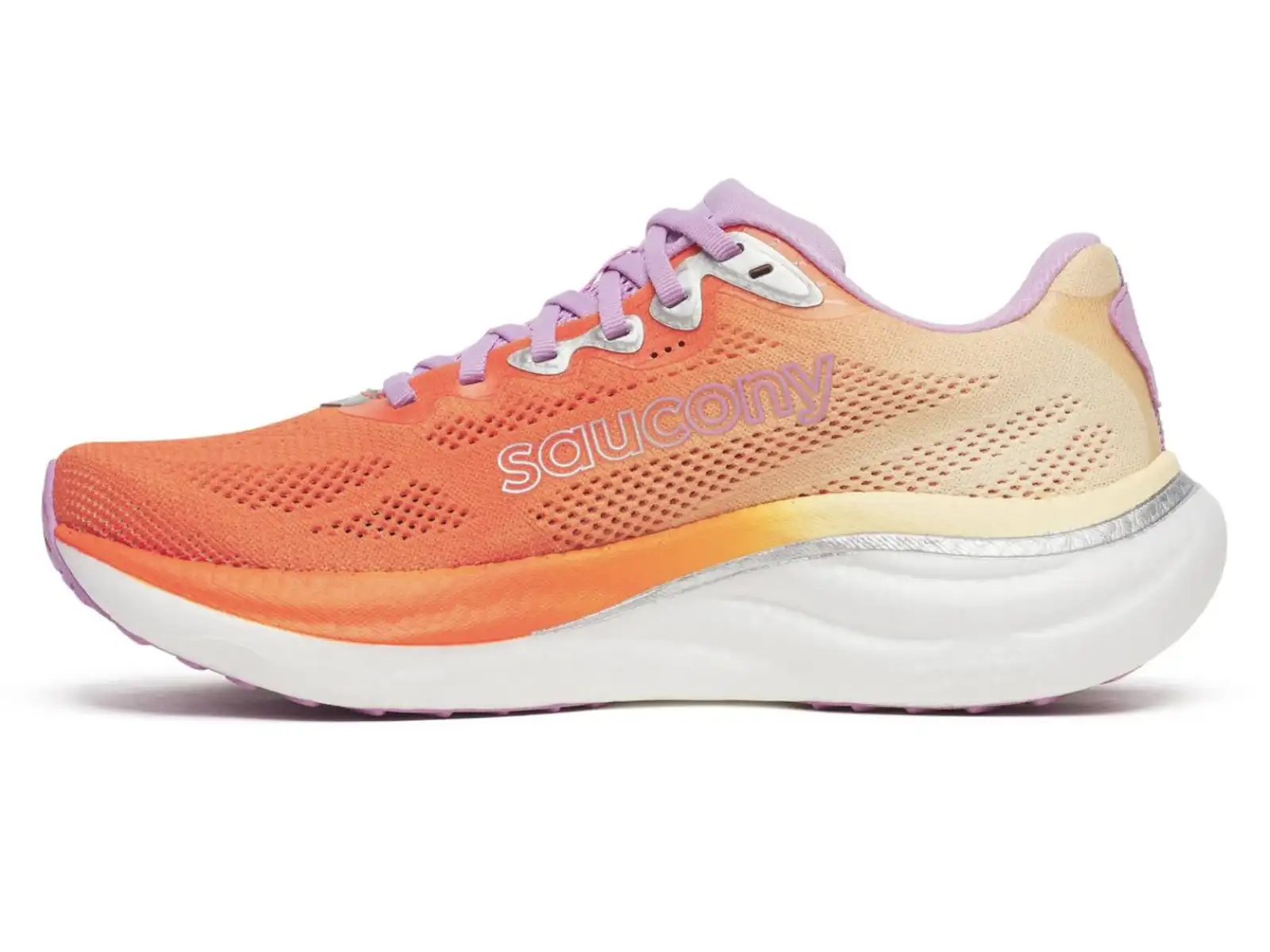 Saucony Ride 19 dámska bežecká obuv Fire/Orchid