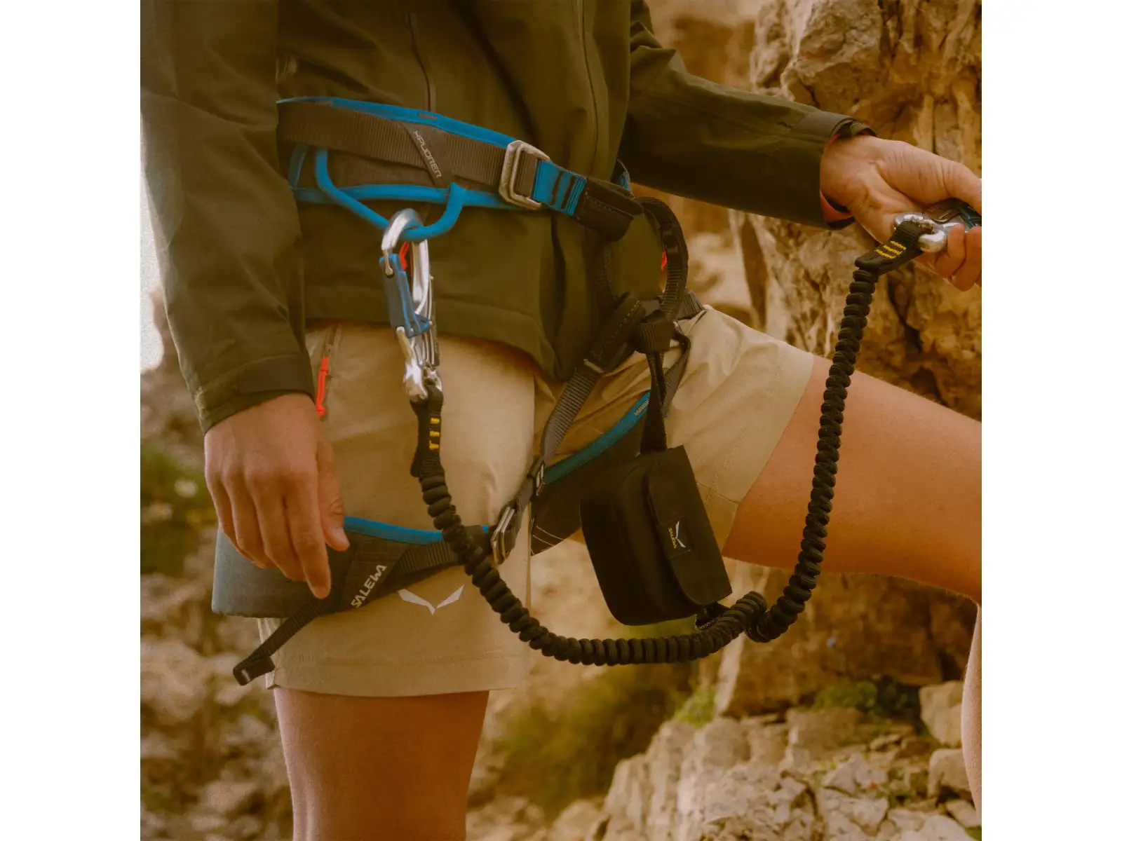 Salewa Puez Talvena Durastretch dámske kraťasy Shadow