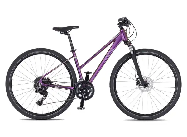 4Ever Pulse Disc trekingový bicykel purple / hologram