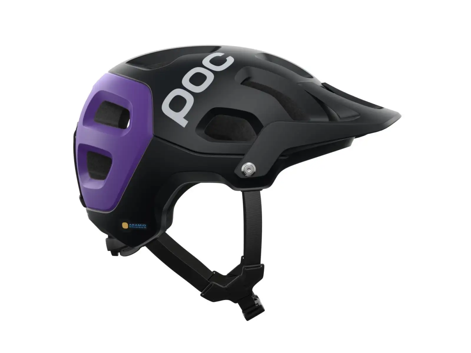 Prilba POC Tectal Race MIPS Uranium Black/Sapphire Purple Metallic/Matt