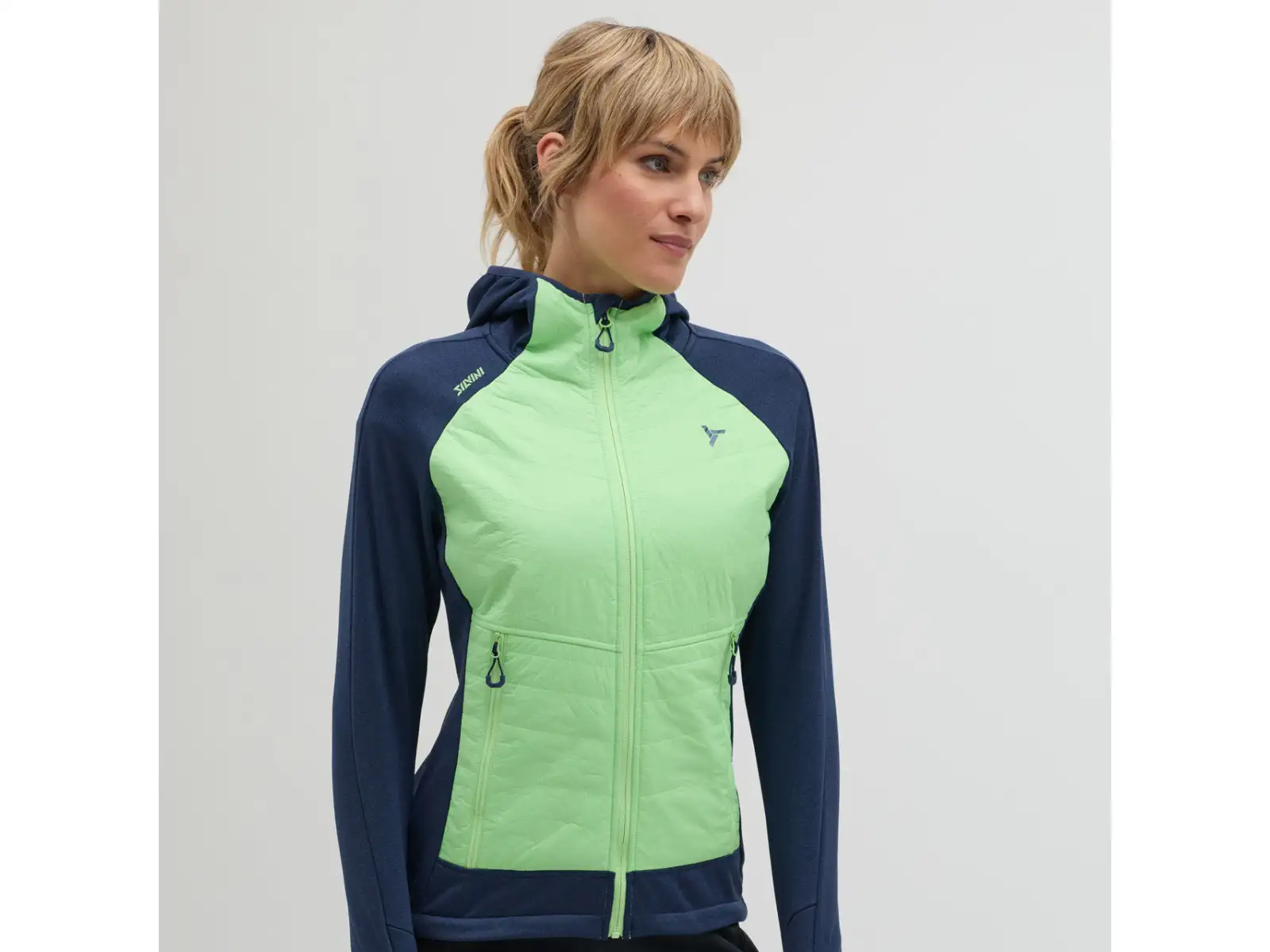 Silvini Divera dámska zateplená mikina Navy/Green