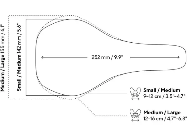 Ergon SR Allroad Pro Women dámske sedlo čierna