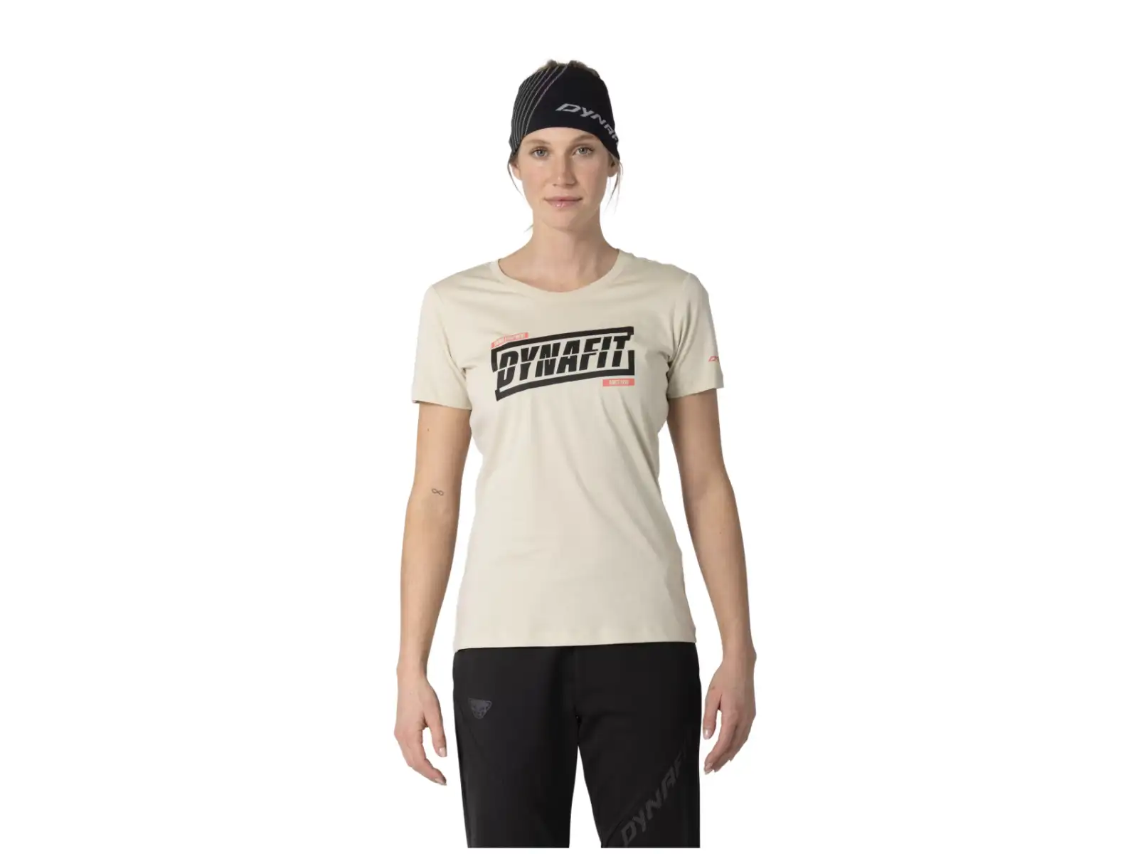 Dynafit Graphic Cotton dámske tričko krátky rukáv Overcast/Tabloid