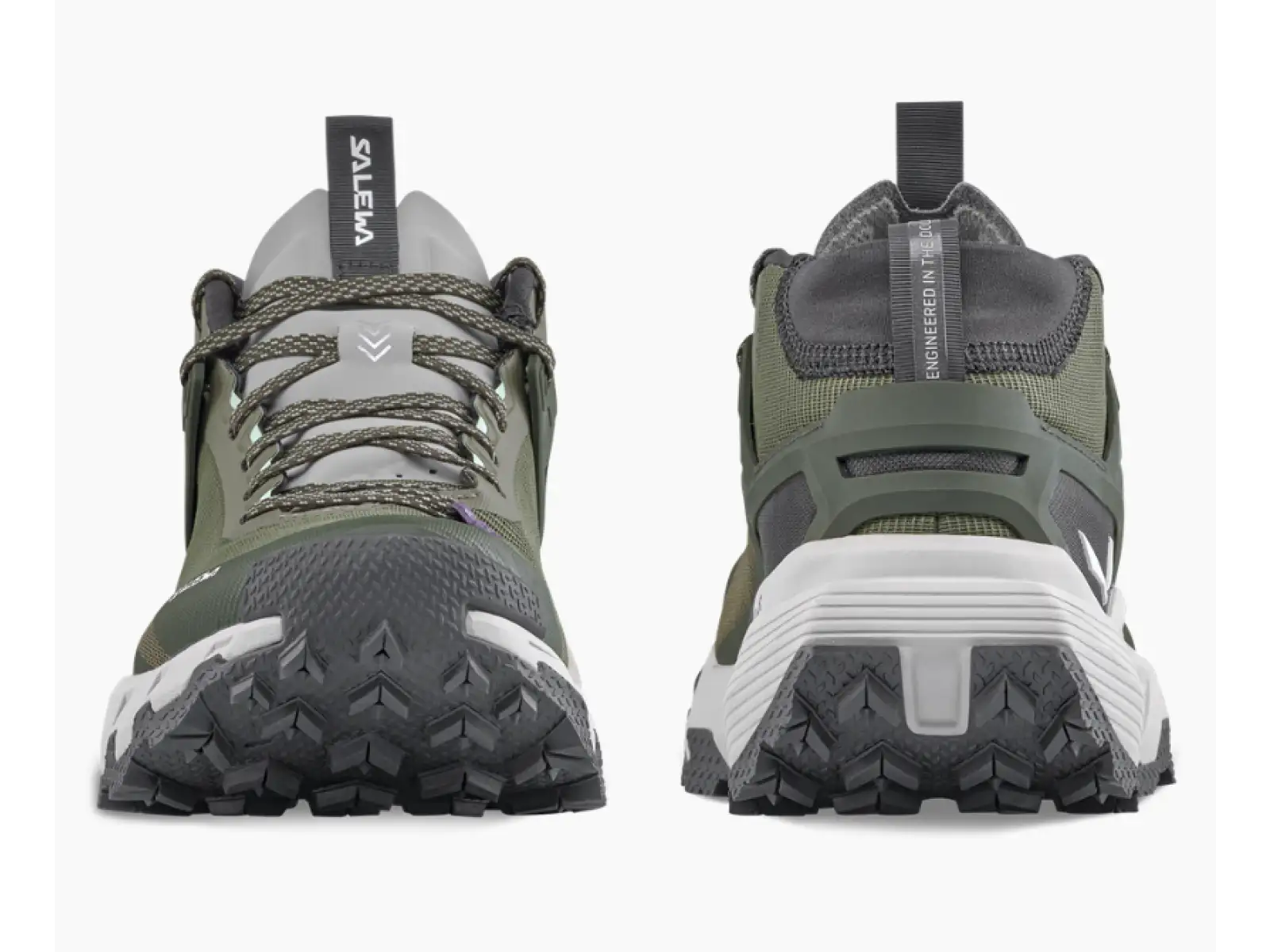 Salewa Pedroc 2 MID PTX dámske topánky Faded Green / Dark Olive