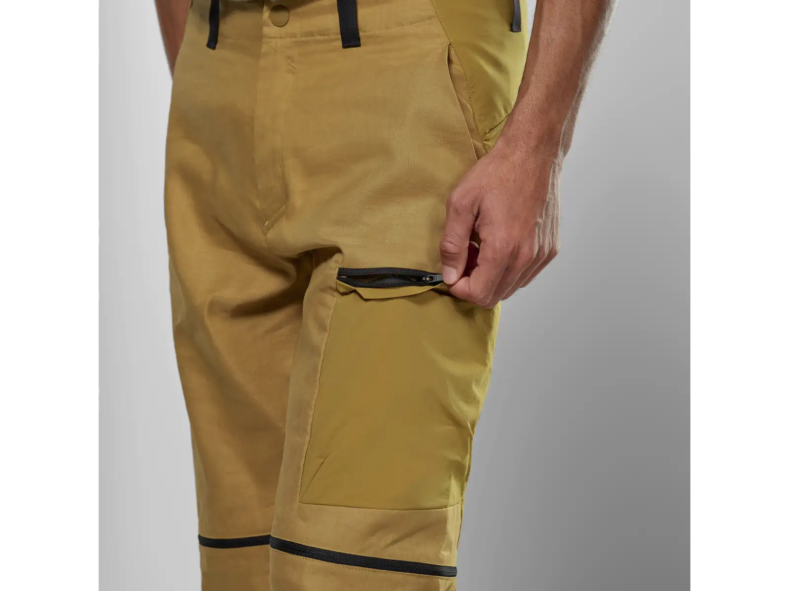 Salewa Puez Hemp/DST 2/1 pánske nohavice Golden Brown