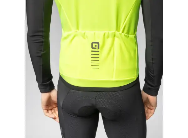 Alé PR-E Thermo 2.0 pánska cyklistická vesta Fluo Yellow