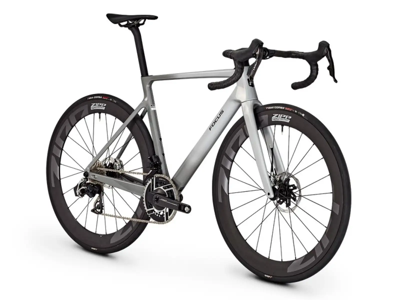Focus IZALCO MAX 9.0 cestný bicykel Silver glossy / Dark Silver glossy