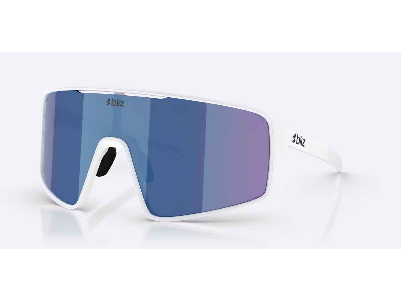 Bliz P001 slnečné okuliare Matte White/Grey Blue Multi