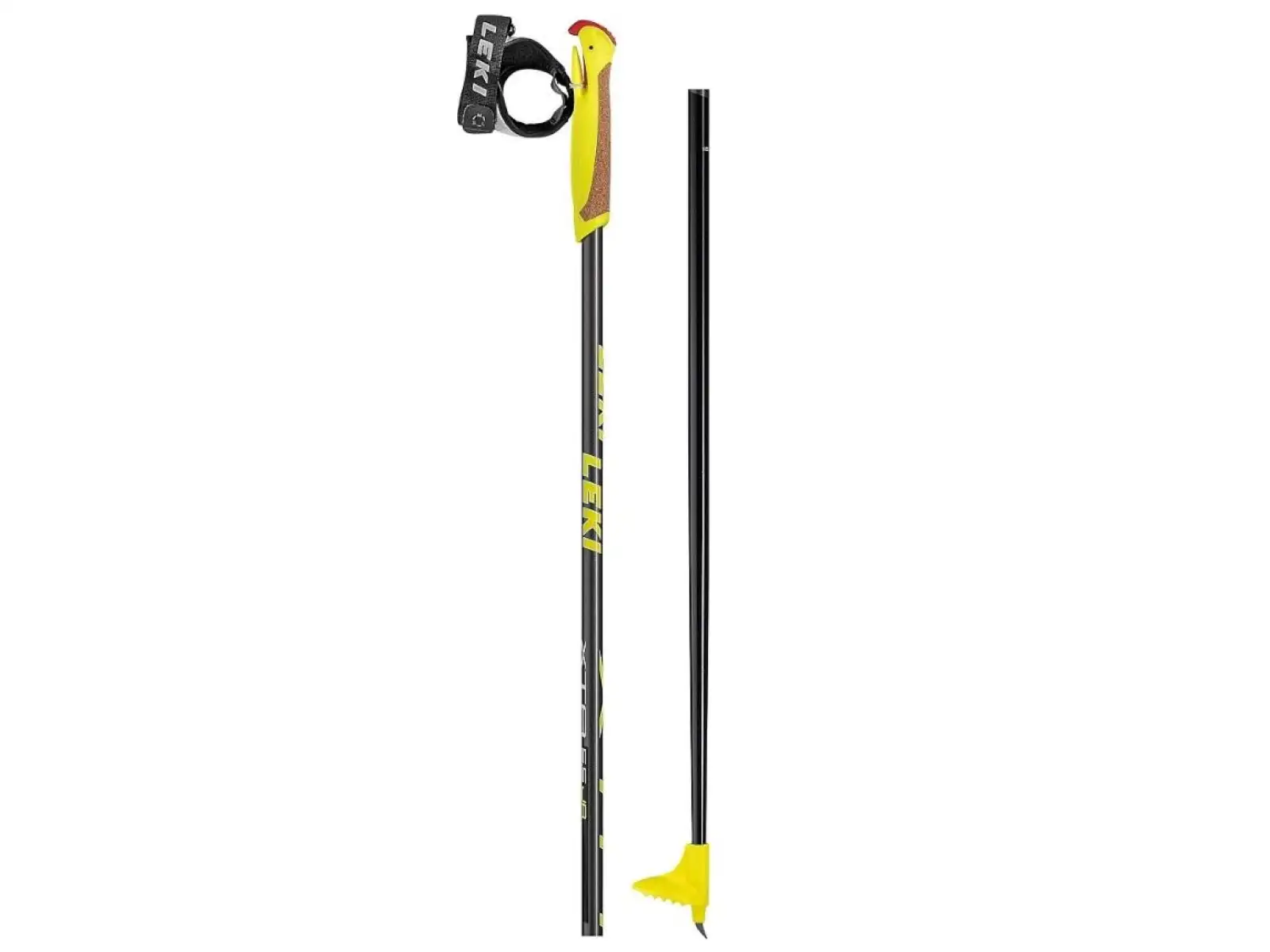 Leki XTA 5.5 Jr. detské bežecké palice black/white/neon yellow
