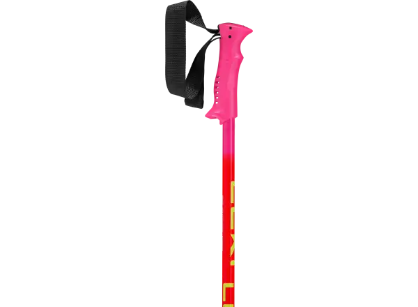 Leki Racing Kids detské zjazdové palice Neonpink-neonorange-neonyellow