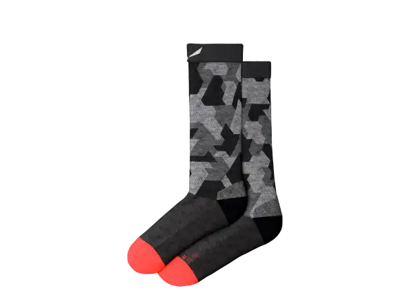 Salewa Pedroc Camo Merino Crew dámske ponožky Black Out