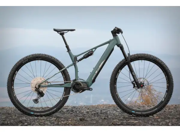 Superior eXF 9049 R horský elektrobicykel matte trooper green/chrome silver