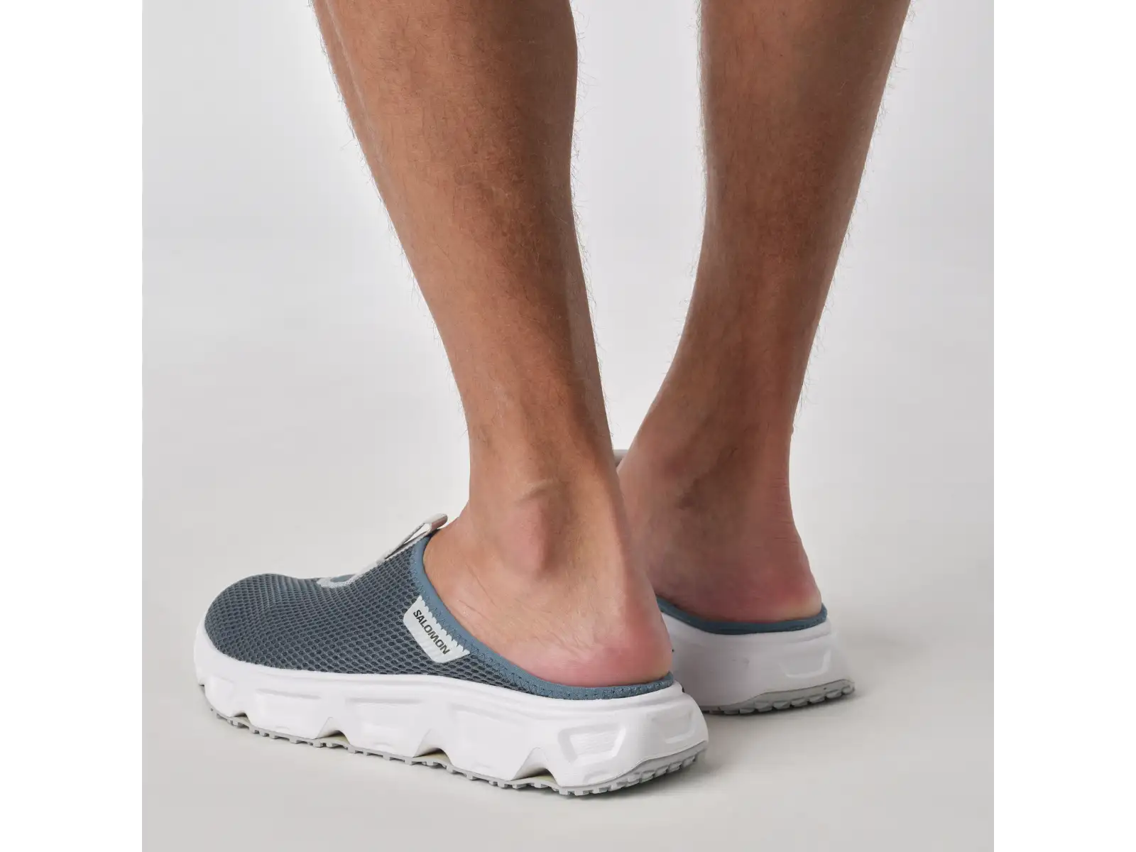 Salomon Reelax Slide 6.0 pánske šľapky Blue Ashes/White/Pearl blue