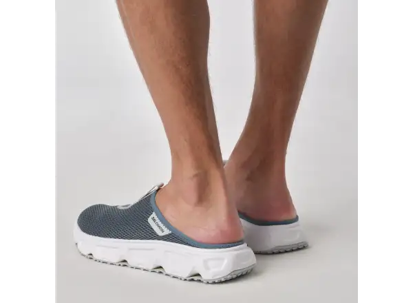 Salomon Reelax Slide 6.0 pánske šľapky Blue Ashes/White/Pearl blue