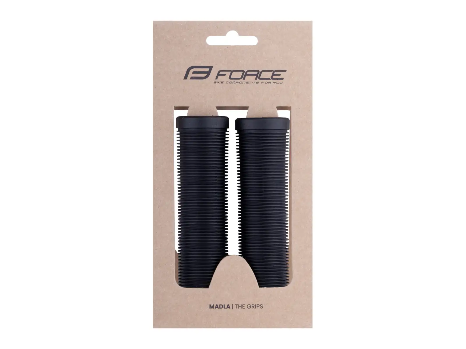 Force Groove gripy gumené čierna