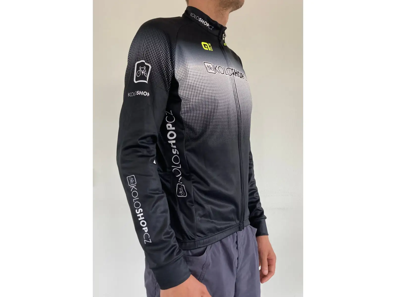Alé Prime Koloshop pánsky dres dlhý rukáv čierna