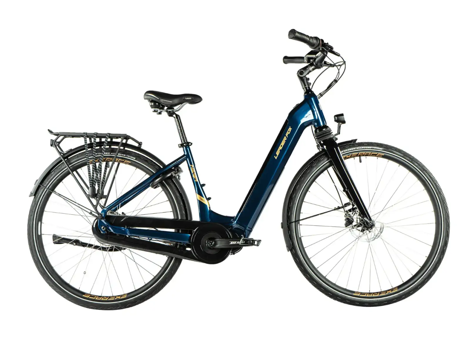 Leader Fox Neba 28 nízkonástupový mestský elektrobicykel modrá