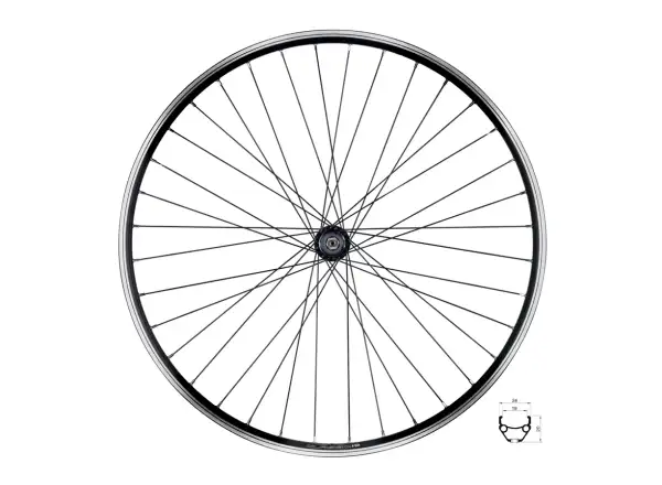 Force Classic 622x19 zadné vypletené koleso F804321 36 dier