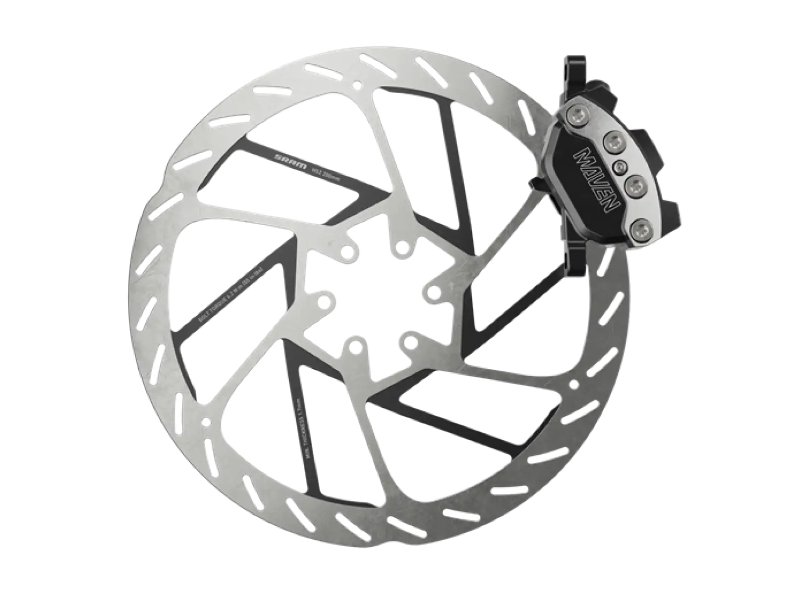 Sram Maven Ultimate B1 predná kotúčová brzda Clear anodized