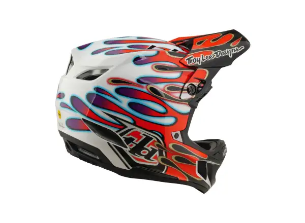 Troy Lee Desing D4 Composite Mips prilba White/Red