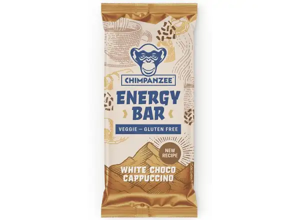 Chimpanzee Energy Bar energetická tyčinka White Chocolate Cappuccino 55 g