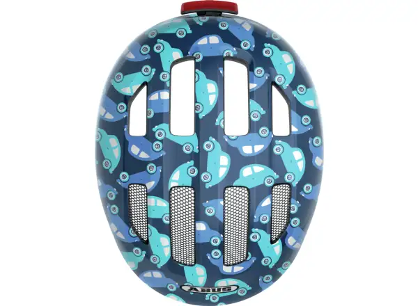 Abus Smiley 3.0 LED detská prilba Blue Car