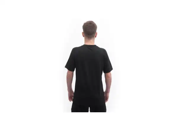 Sensor Merino Active No Logo pánske tričko krátky rukáv čierna