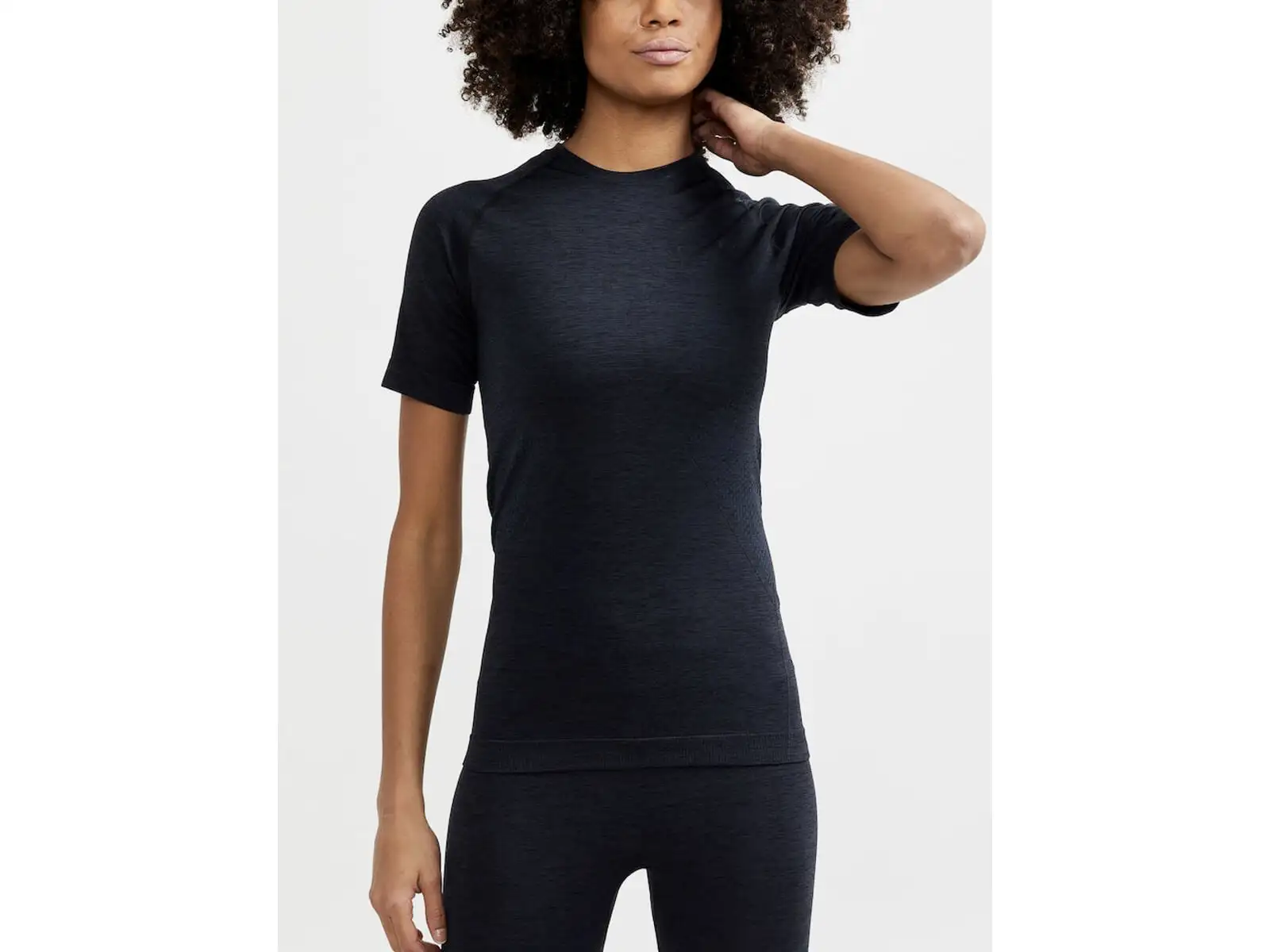 Craft Core Dry Active Comfort dámske tričko krátky rukáv čierna