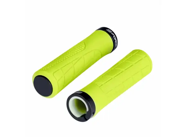 Force Orix gumené gripy fluo žltá
