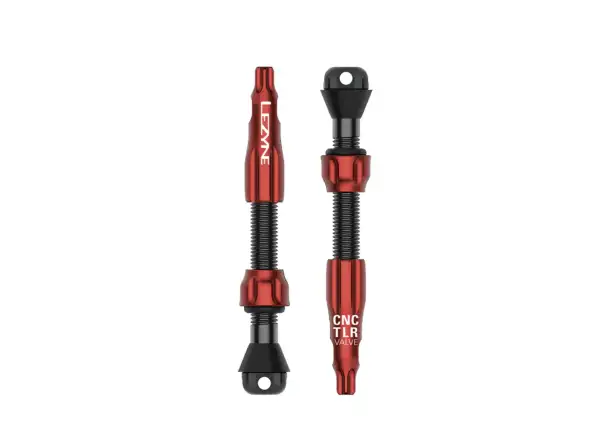 Bezdušové ventilky Lezyne CNC TLR Valve Pro 44 mm (červená)