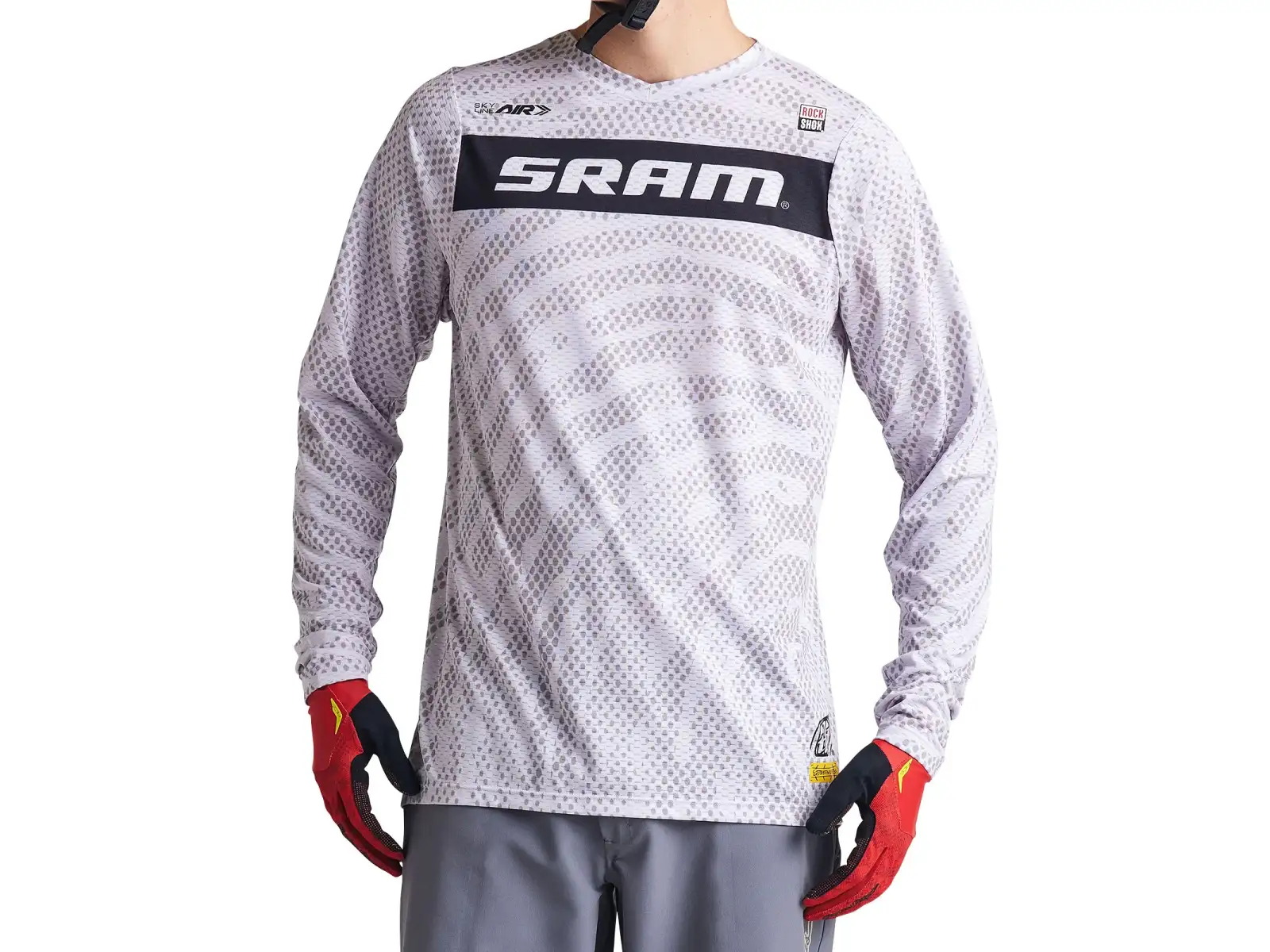 Troy Lee Designs Skyline Air Sram pánsky dres dlhý rukáv Roots Cement