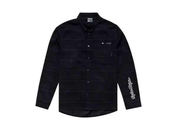 Troy Lee Designs Grind Flannel pánska košeľa Plaid Carbon