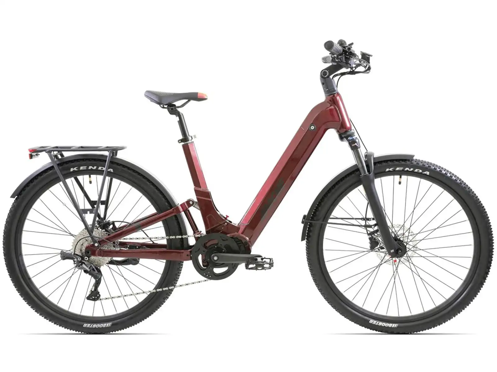 Apache Rio Grande FS Bafang M510 840 Wh cestovný elektrobicykel vínová