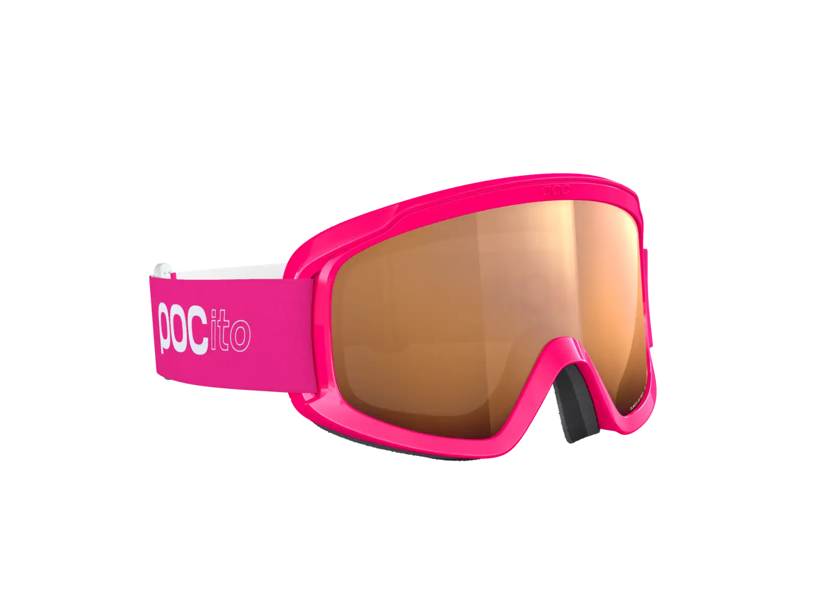 POC POCito Retina detské lyžiarske okuliare Fluorescent Pink/Partly Sunny Light Orange