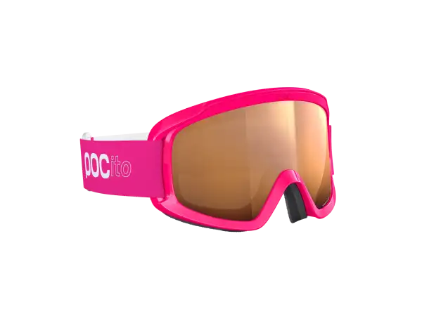 POC POCito Retina detské lyžiarske okuliare Fluorescent Pink/Partly Sunny Light Orange
