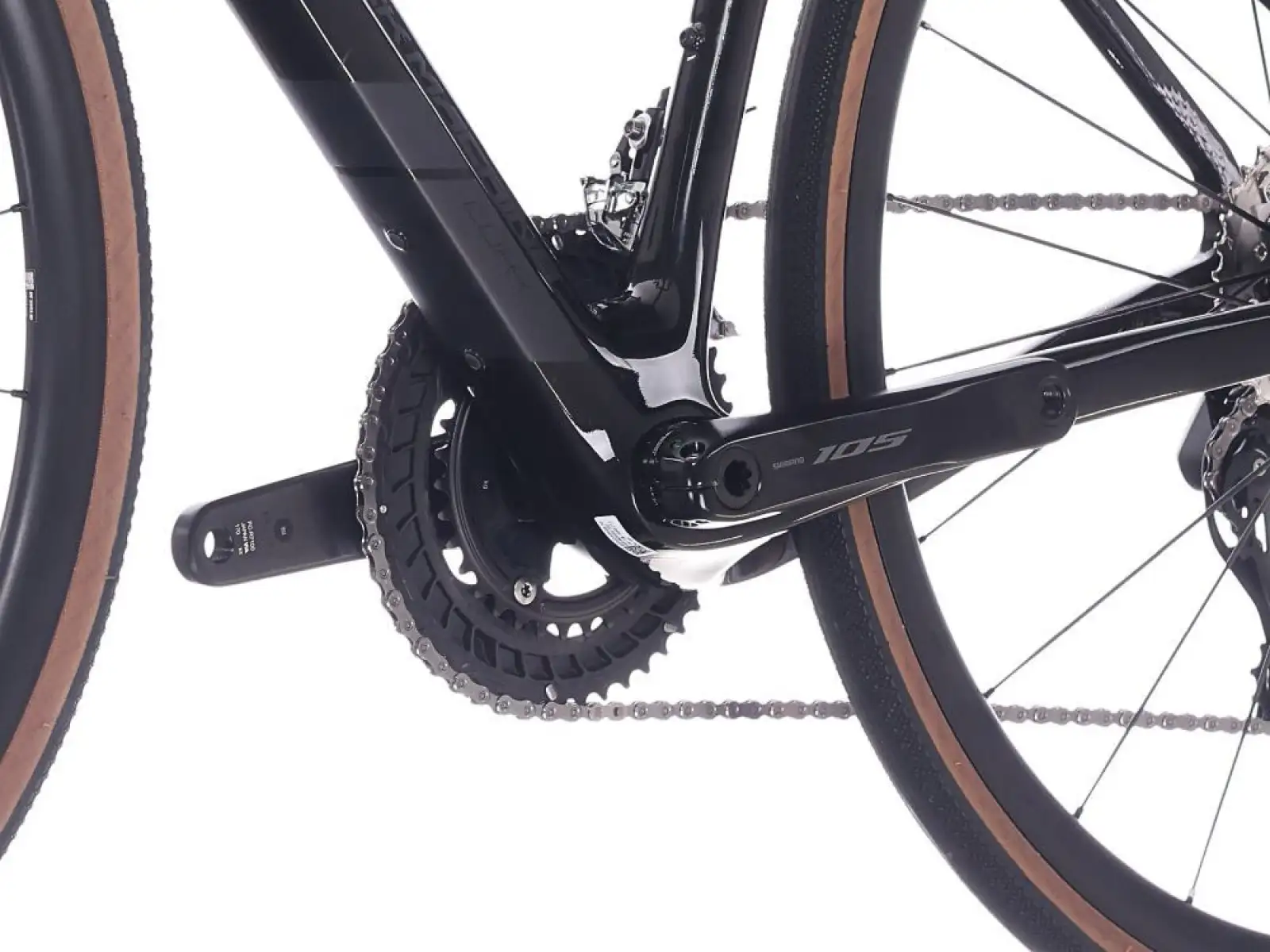Rock Machine Lukk CR 80 gravel bicykel Gloss Metallic Black