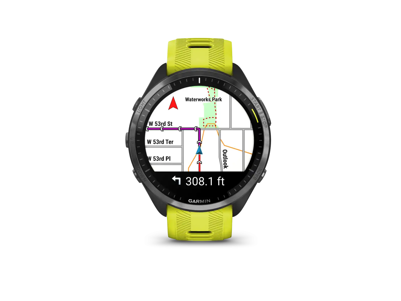 Garmin Forerunner 965 smart hodinky Carbon Grey Titan DLC/Yellow