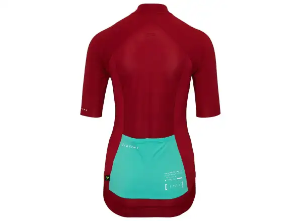 Silvini Stelvia dámsky dres krátky rukáv Merlot/Ocean