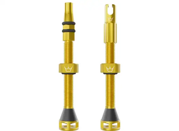Peatys Holeshot Fast Flow bezdušové ventily 60 mm Gold
